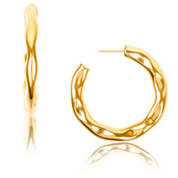 Ellie Vail - Women's Astrid Hammered Hoop Earrings