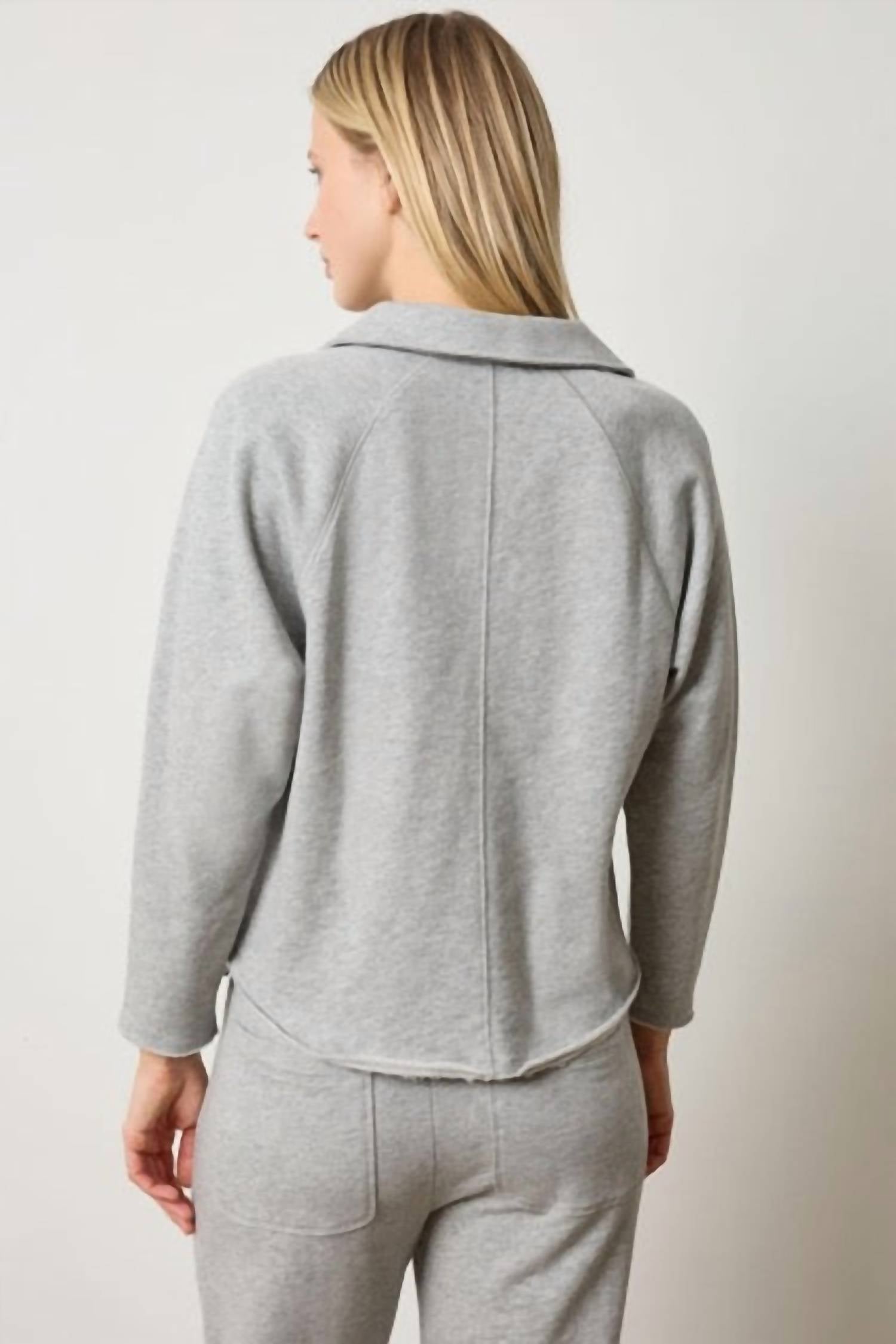 Lilla P - Shirttail Long Sleeve Polo