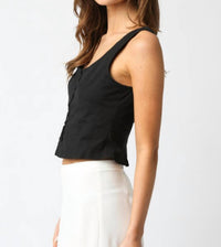 Olivaceous - Winnie Button Top