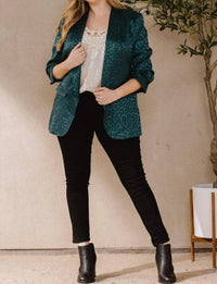 Oddi - Too Far Gone Leopard Blazer
