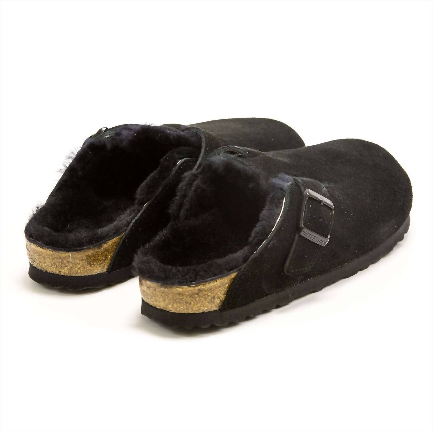 Birkenstock - Women's Boston Shearling Suede Clogs