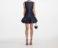 Self-Portrait - Taffeta Mini Dress