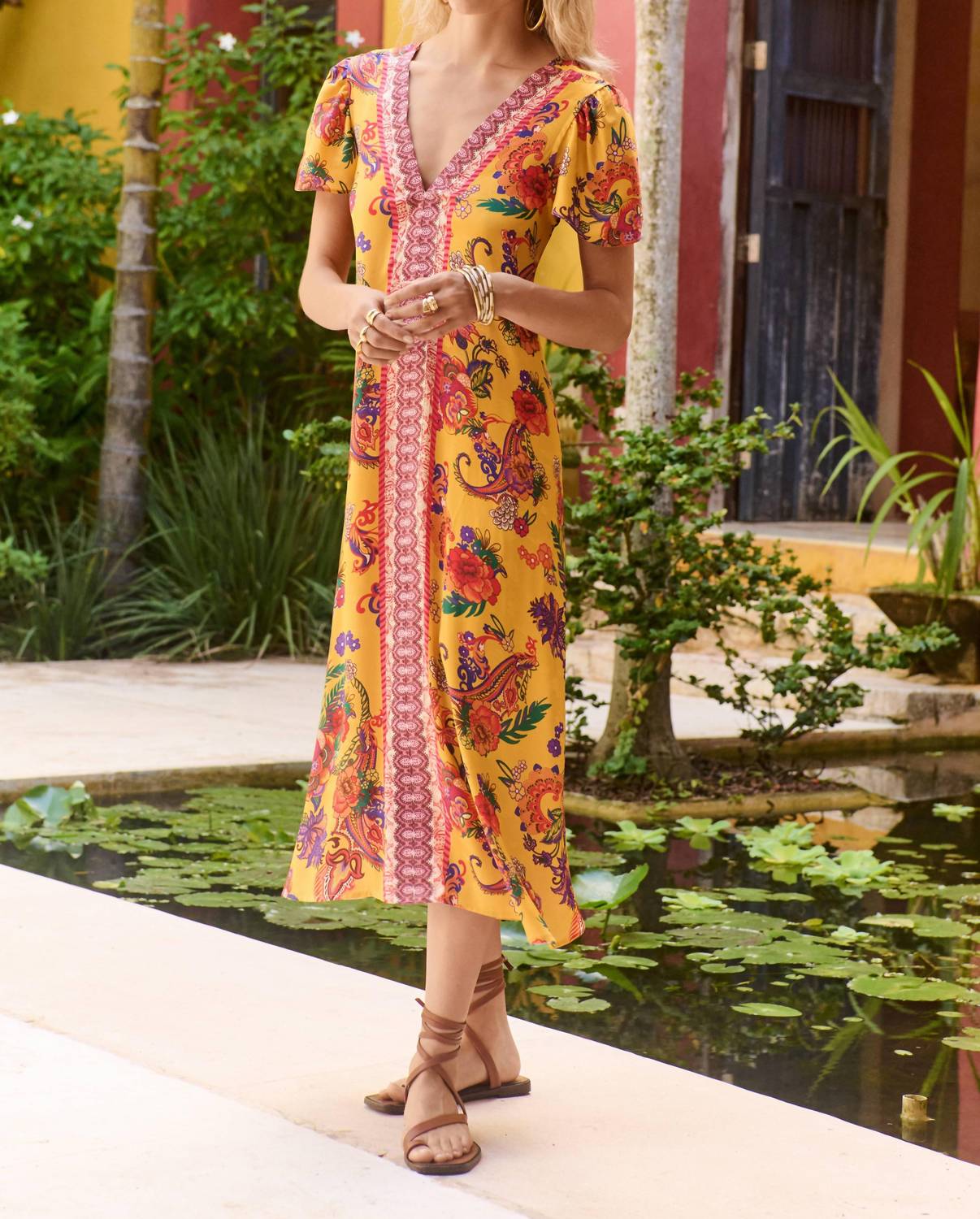 Johnny Was MIDI EVA DRESS in linnea 1 - women's dress - view 4