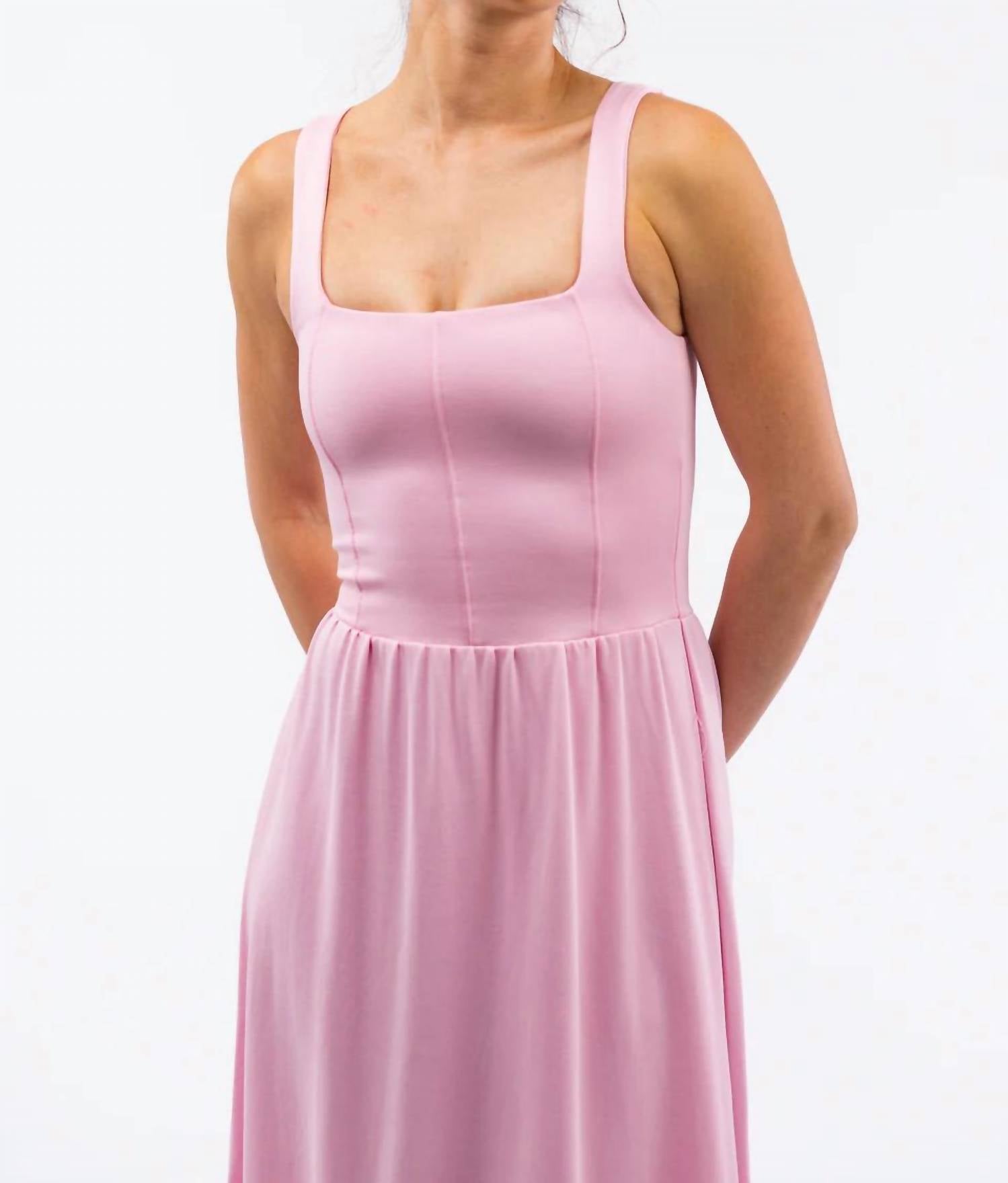 SMITH & QUINN Bernadette Ponte Dress in light pink 1 - women's dress - view 4