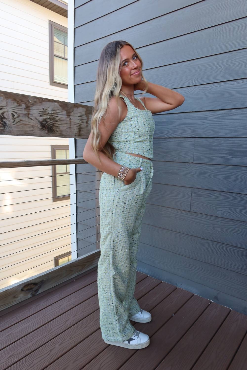 Bailey Rose - Tweed Pants