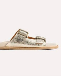 Forte Forte - Women's Craquel' Leather Buckles Sandals
