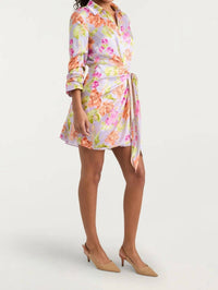 Cinq A Sept - Midnight Tulips Mini Jacey Dress