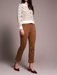 Tribal - Comfort Stretch Pull-on Kick Flare Ankle Pants