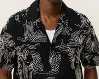 Les Deux - Liam Aoe Flower Short Sleeve Shirt