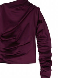 Ganni - Women's Ruched Top