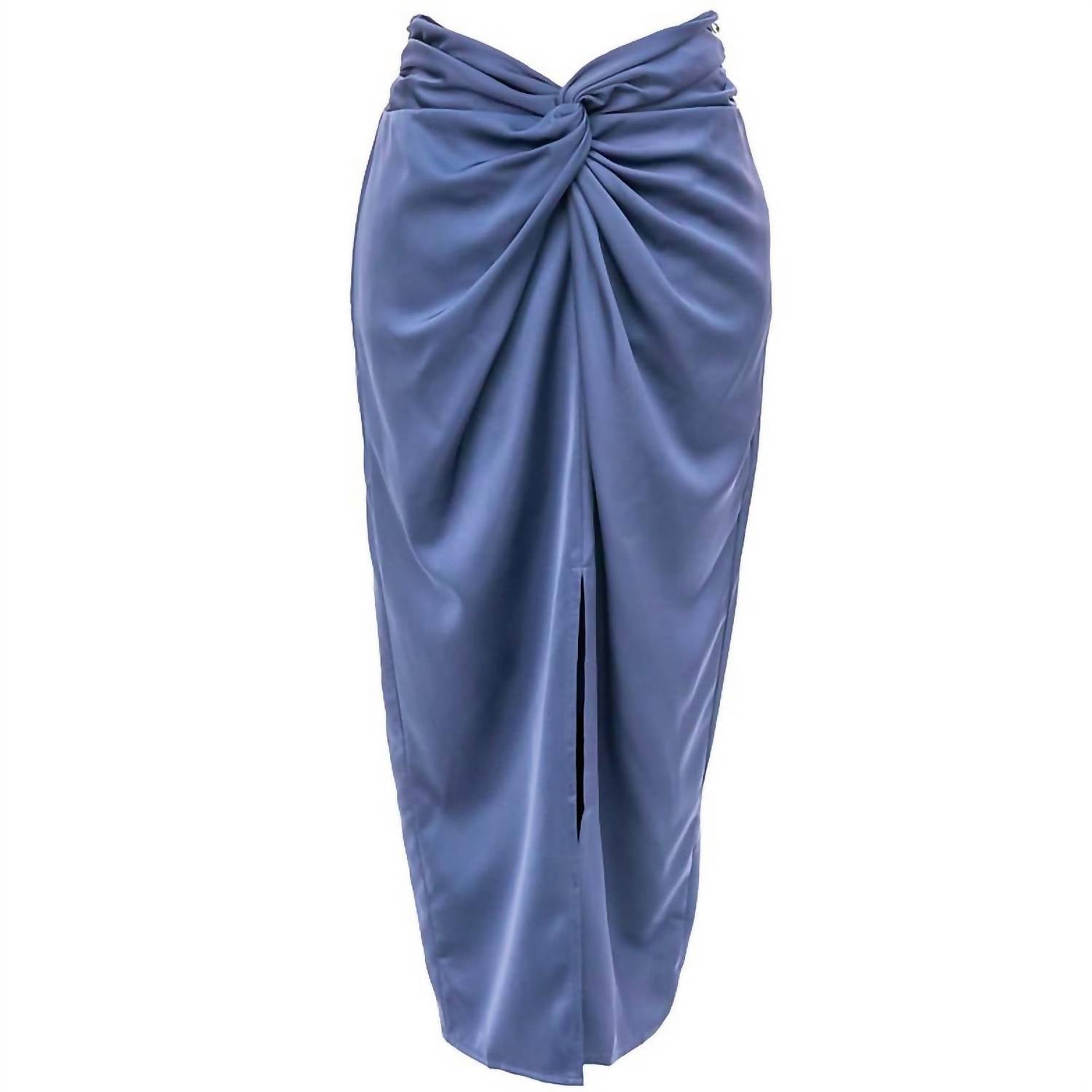 Fate - Twist Waist Midi Skirt