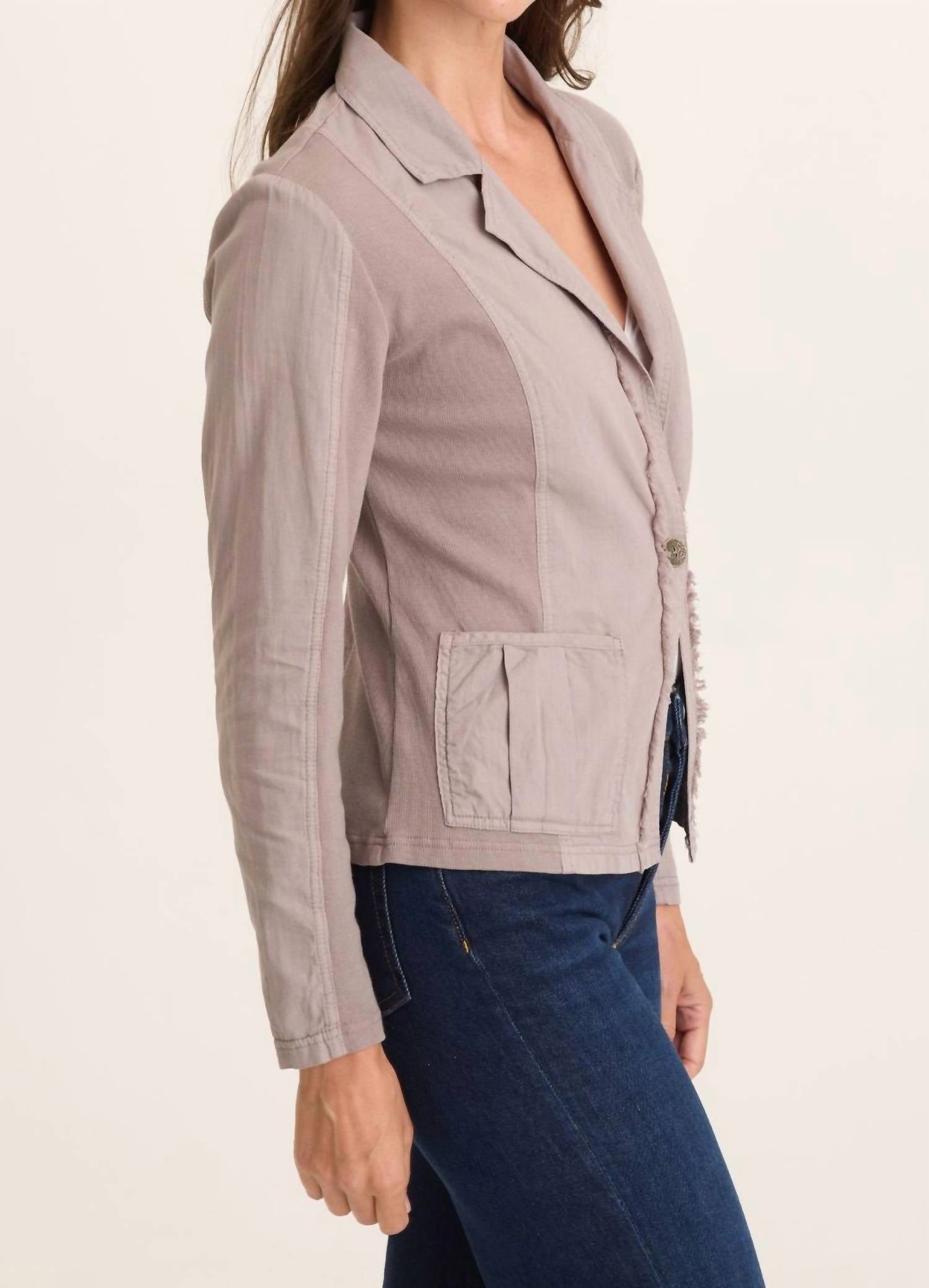 Wearables - Women's Brax Linen One Button Blazer