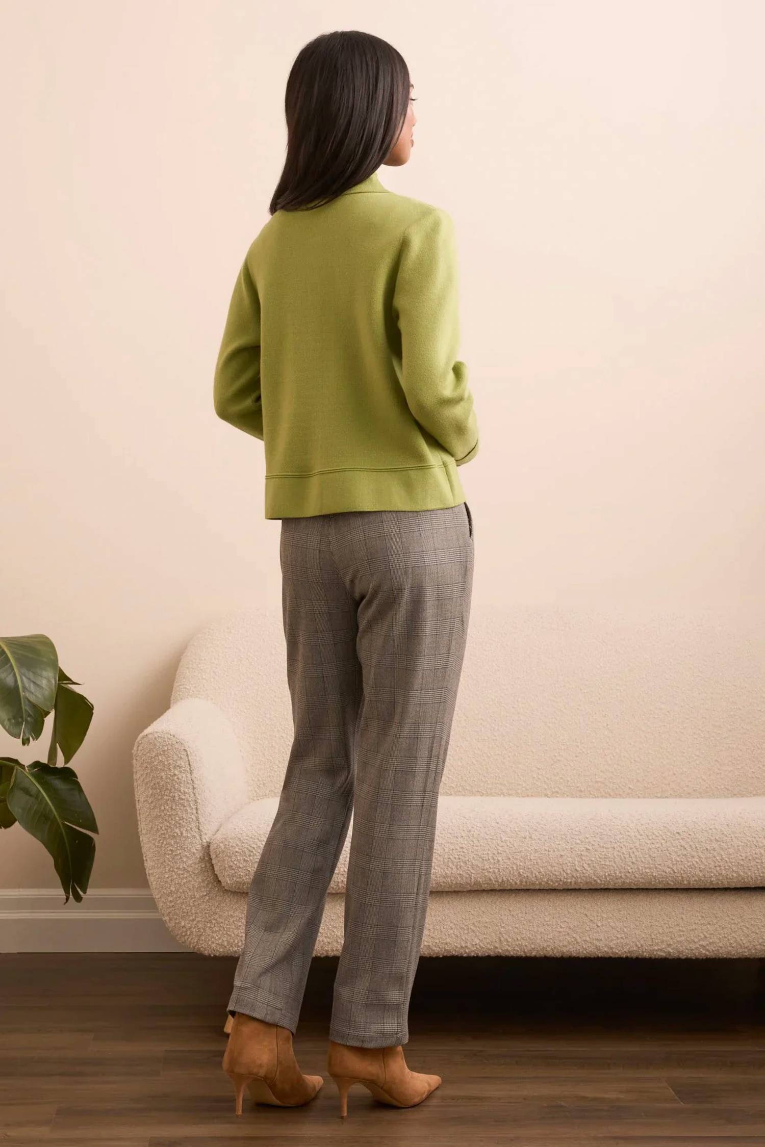 Tribal - Dulcie Double Knit Collared Sweater
