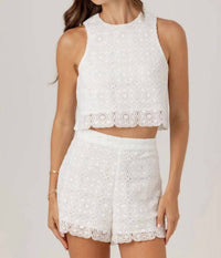 sundays Chantae Top in white - women's shirt