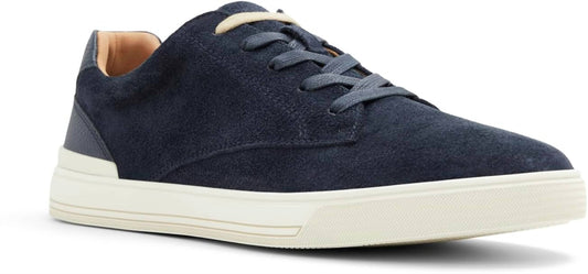 Ted Baker - Men's Brentford Sneaker, Navy Blue Suede Lace Up Shoes