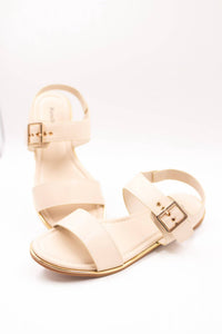 Pierre Dumas Women's Stroll Sandals in beige - women's sandal - detail view