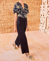 Ulla Johnson - Marcelena Floral Tieneck Blouse