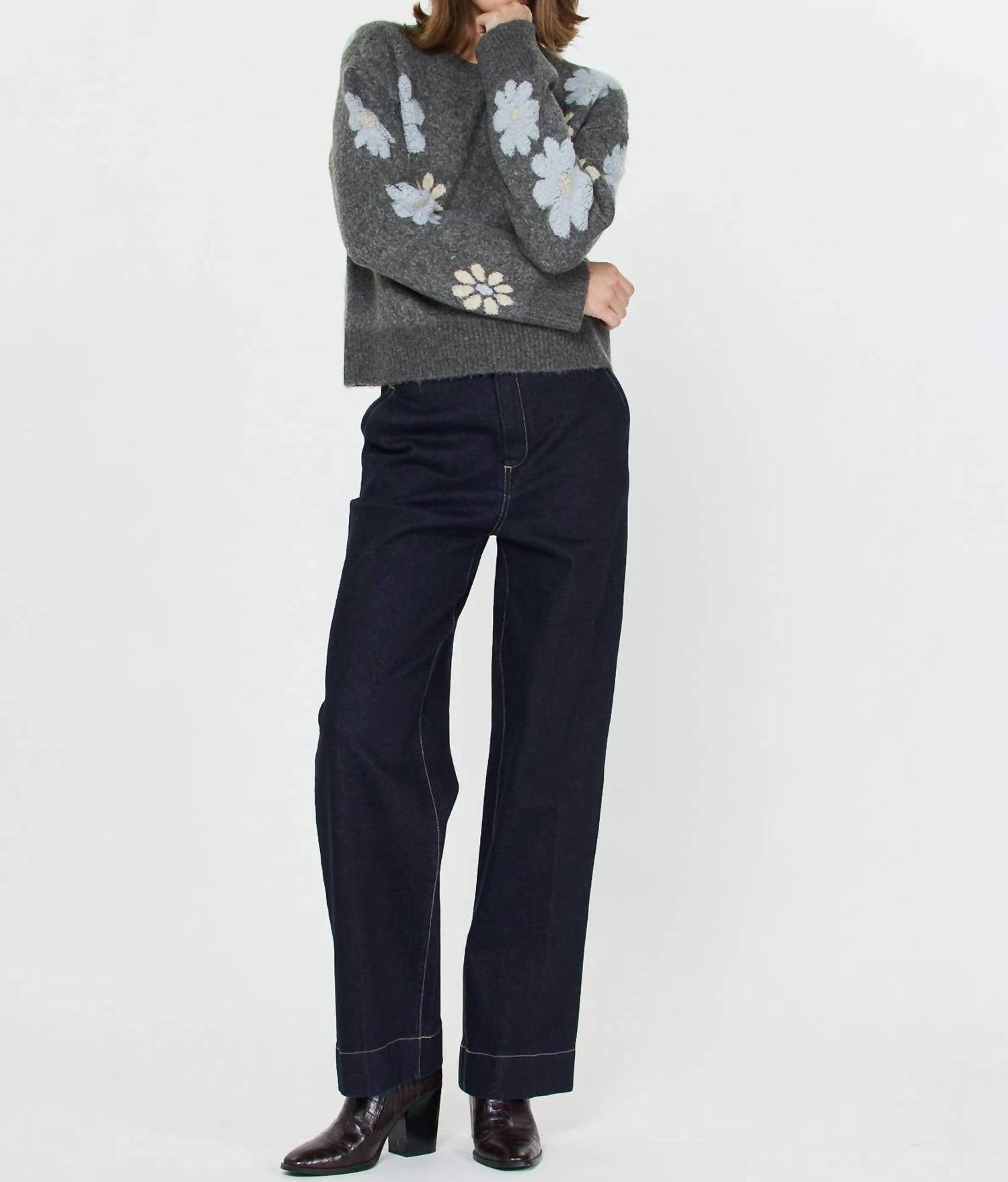 Current Air - Daisy Crew Neck Sweater