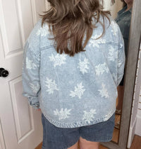 Bibi - Mariah Denim Floral Jacket