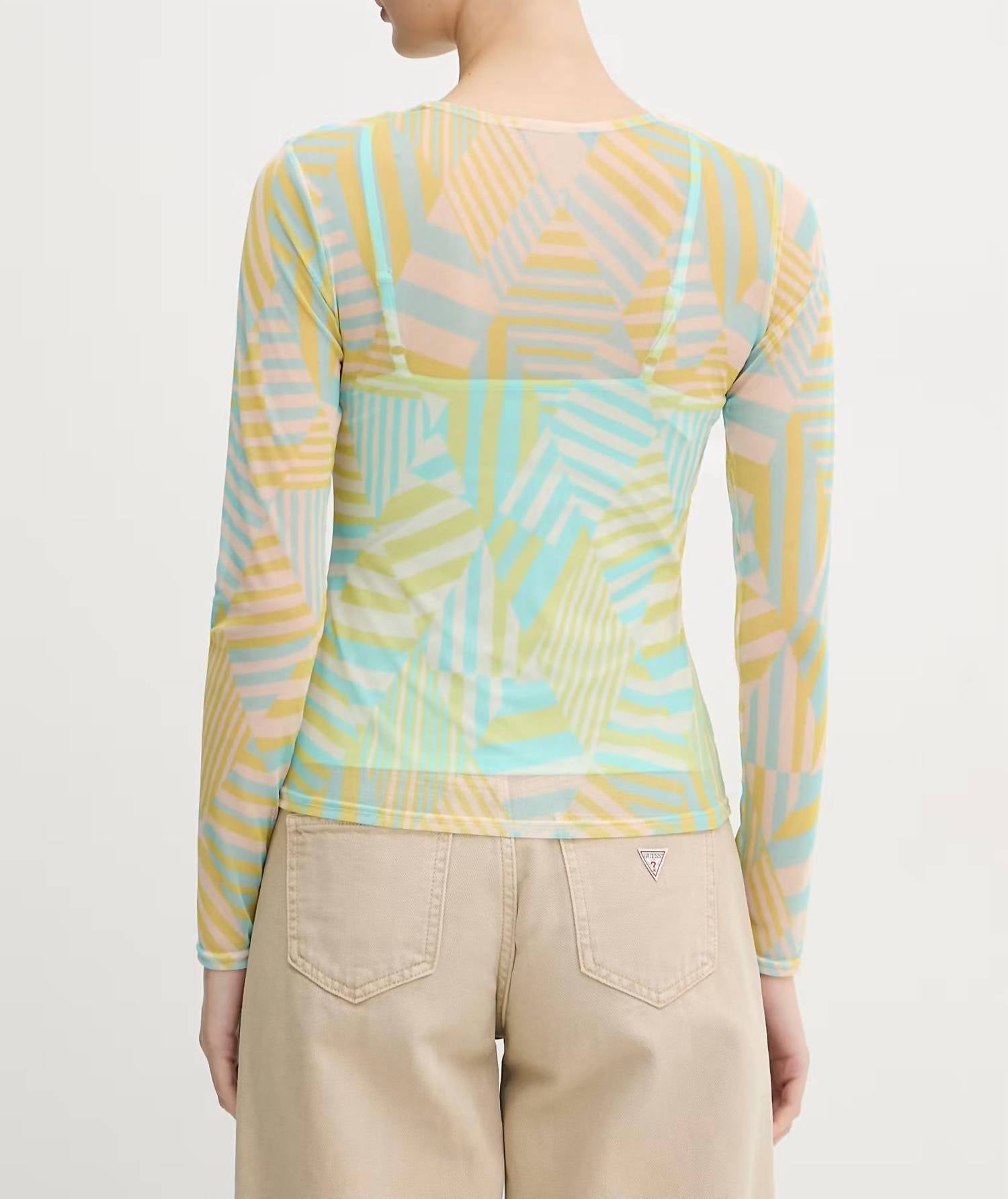 Never Fully Dressed - Western Abstract Long Sleeve Top