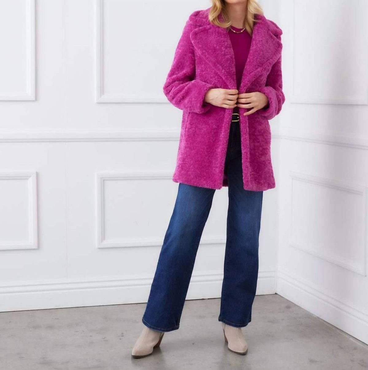 Karen Kane - Ophelia Sherpa Coat