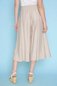 Picadilly - Pleated Wide-leg Cropped Pant