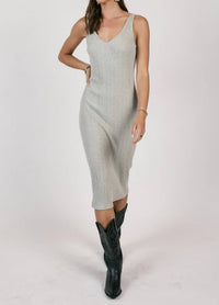 Sage The Label - Take A Walk Ribbed Knit Top And Dress Set