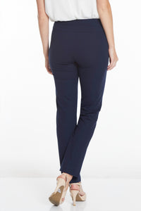 Slimsation By Multiples - Wide Band Elastic Waist Ankle Pants