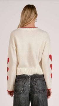 Elan - Hearts Sweater Top