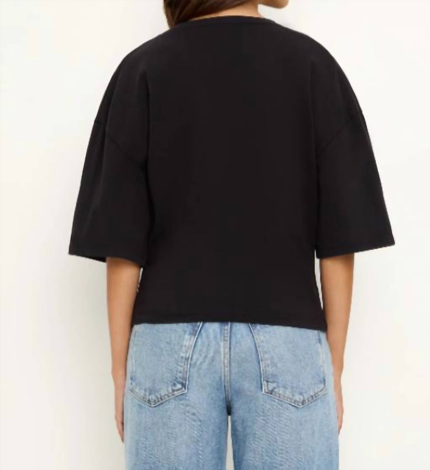 Michael Stars - Zinnia Tokyo Jersey Side Pleated Tee