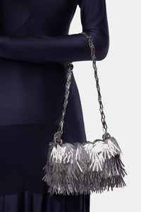Rabanne - Women's Sparkle Nano Metallic Fur Bag