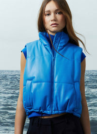 Melissa Nepton - Clyde Faux Leather Vest