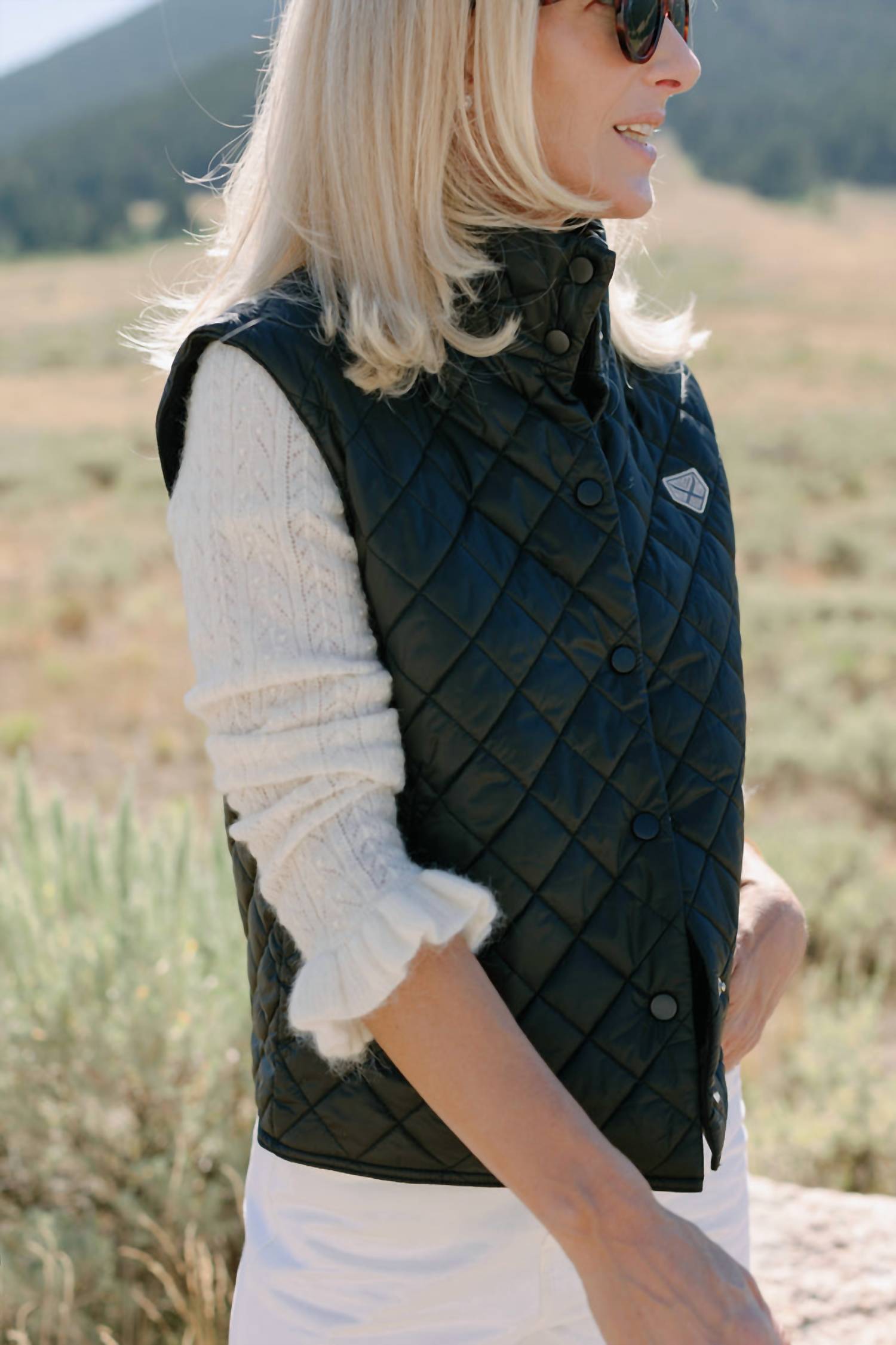 Powder Puff Collection - High Collar Boxy Vest