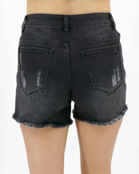 Grace And Lace - Girlfriend Button Fly Denim Shorts
