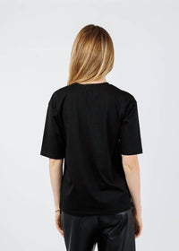 Leo Ugo - Ines Floral Bead Detail Short Sleeve Tee