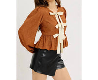 Idem Ditto - Camilla Bow Front Blouse