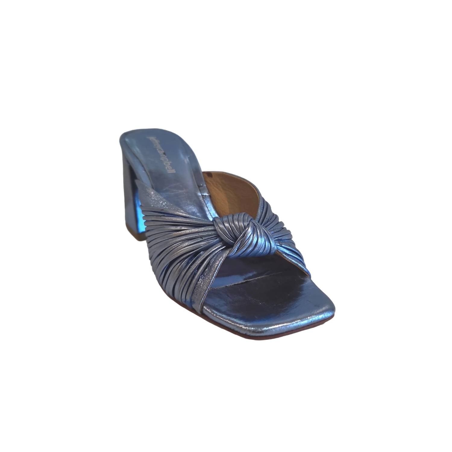 Jeffrey Campbell Women's Melonger Sandal in blue - women's sandal - detail view
