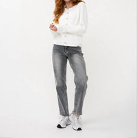 Esqualo - Bow buttons sweater