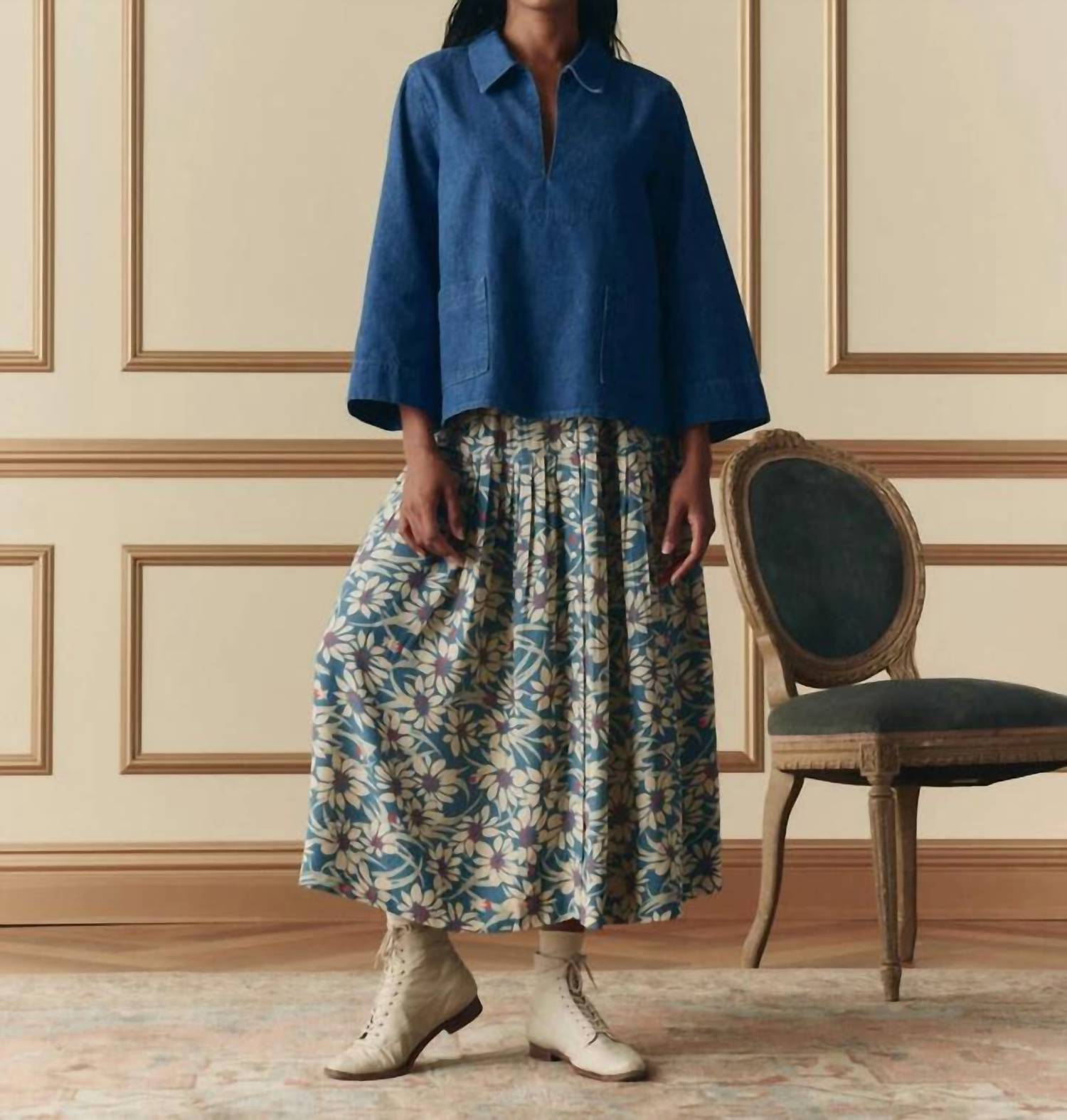 The Great. - Highland Maxi Skirt