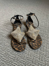 LOLA CRUZ Women's Flat Sandal in cuero - women's sandal - view 4