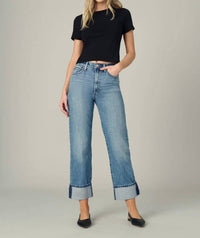 Joe'S Jeans - The Margot Cuffed Straight Leg Jeans