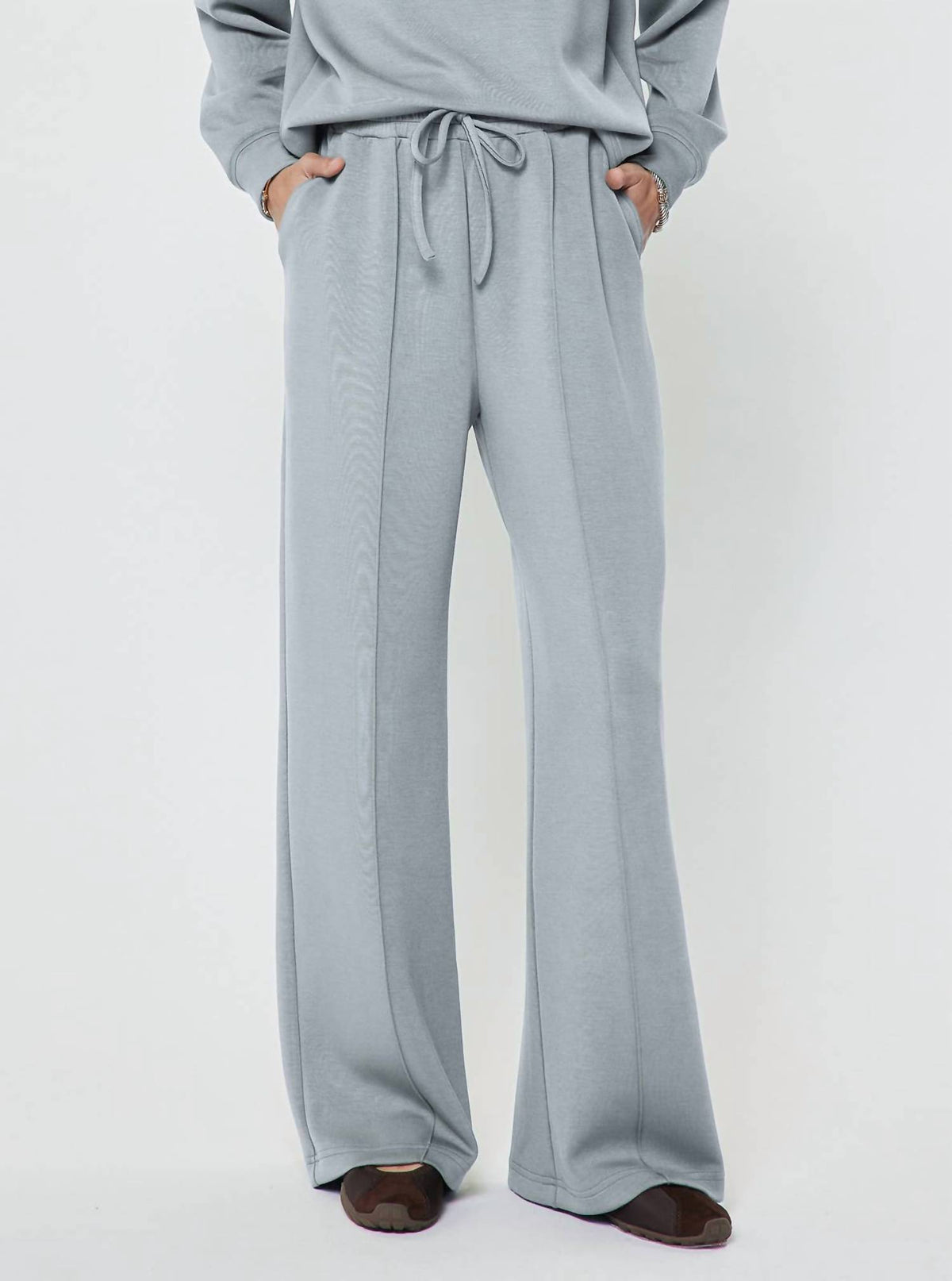 Current Air - Wide Leg Modal Drawstring Sweatpants