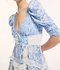 Lil Lemons By For Love And Lemons - Rosalyn Mini Dress