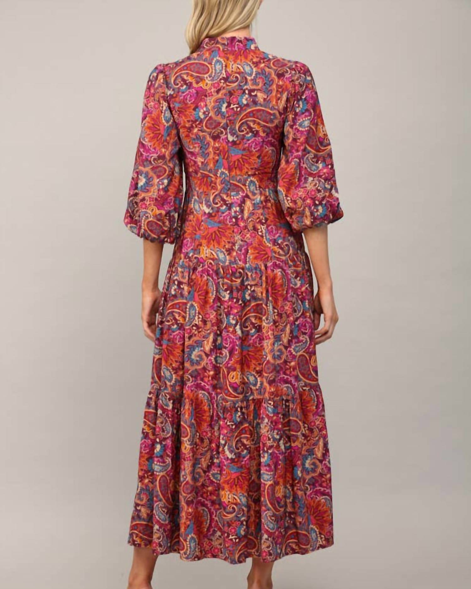 Fate by LFD Arizona Skies Dress in plum - women's dress - alternate view