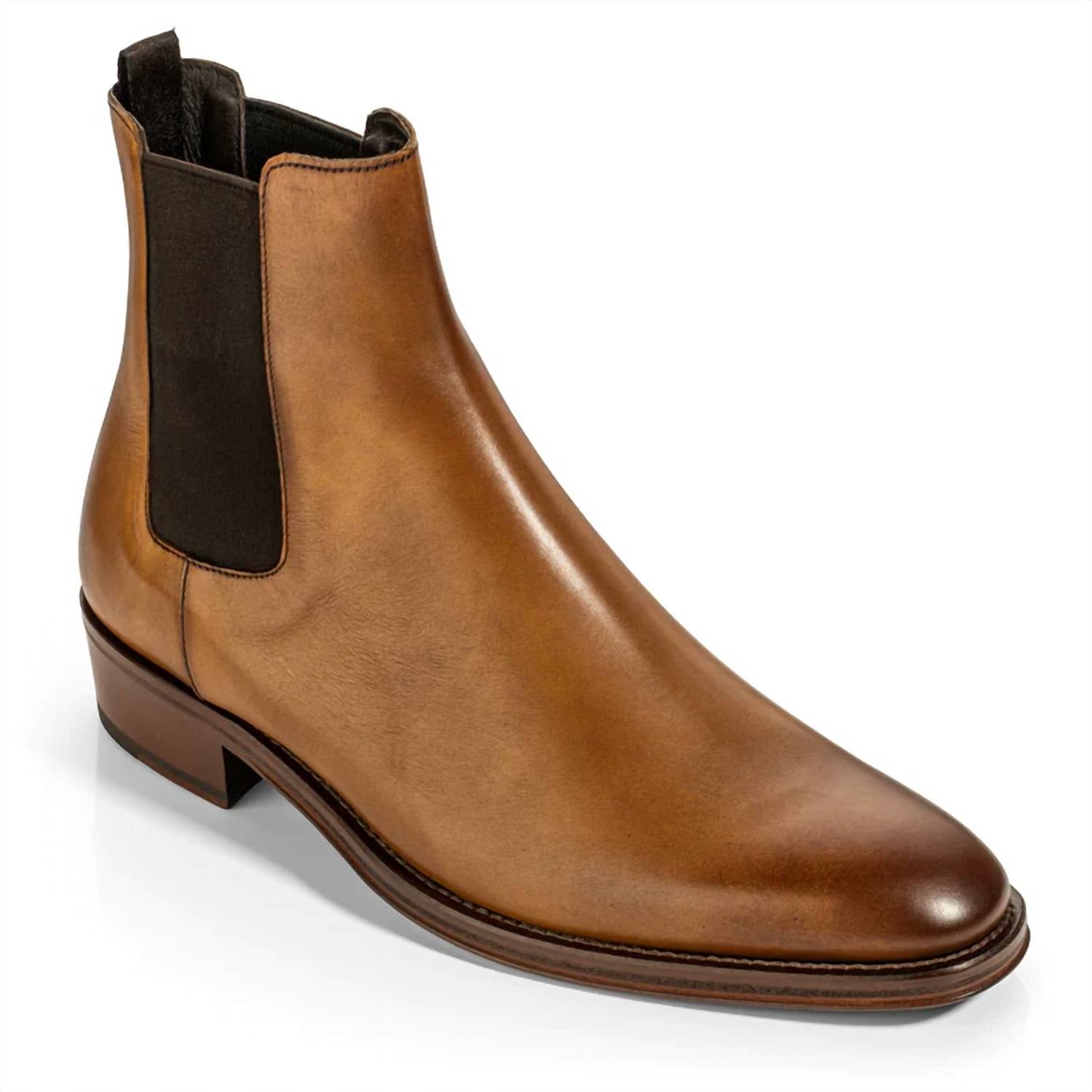 To Boot New York Men's Erikson Calf Leather Chelsea Boot in burnished tan - men's boots