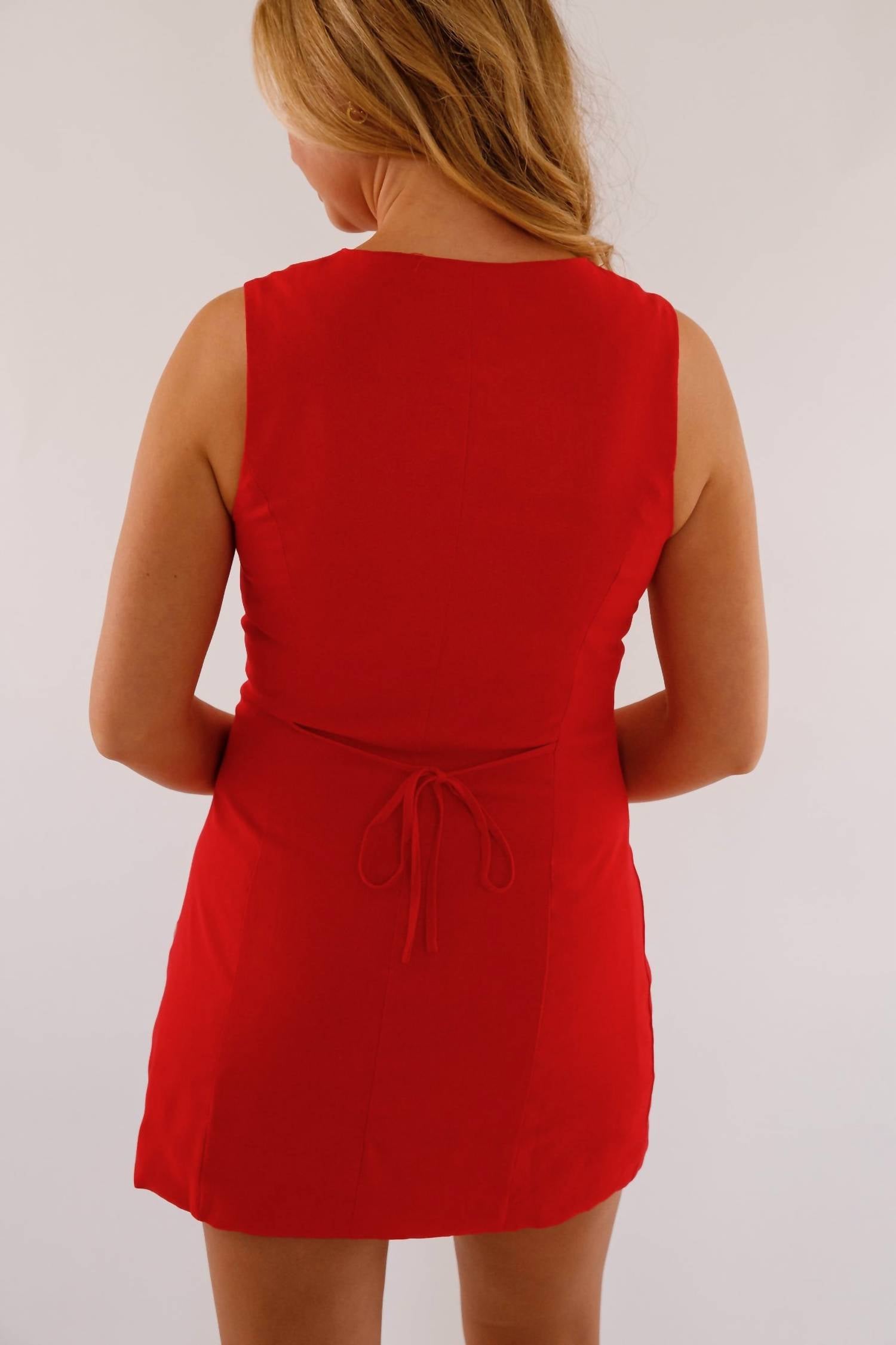 Le Lis - Sleeveless Blazer Mini Dress