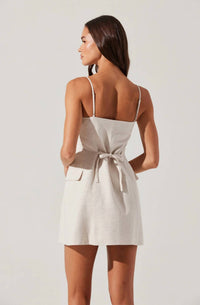 Astr - Azria Button Front Wrap Dress