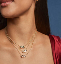 Kendra Scott - Women's Elisa Bow Gold Short Pendant Necklace