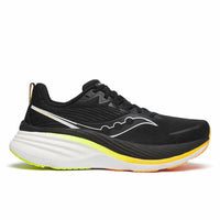 SAUCONY Men's Hurricane 24 Shoe in black vo2 - men's shoe - detail view
