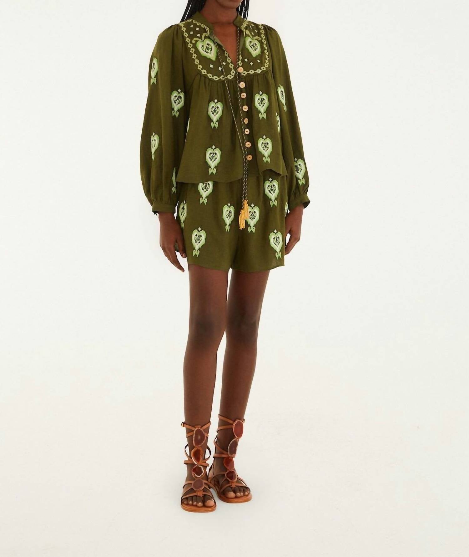 Farm Rio - Embroidered Blouse